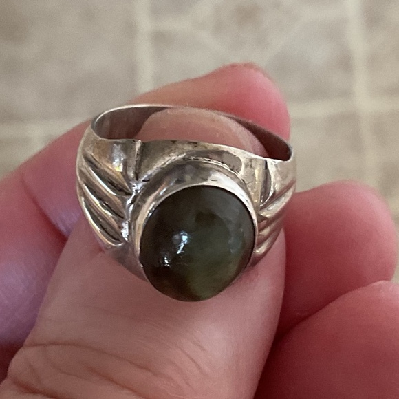 NWOT Sterling Silver 925 Labradorite Beautiful Ring Size US 6.5 - Picture 6 of 7